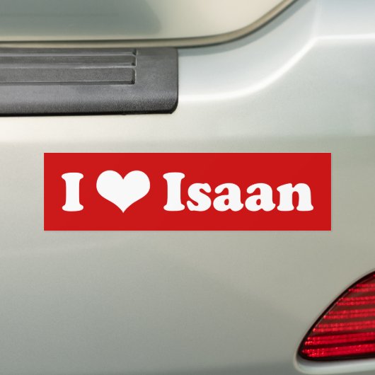 I Liebe Isaan Autoaufkleber (Auf Auto)