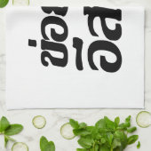I Liebe Isaan ♦ geschrieben in Thai Isan Dialekt ♦ Geschirrtuch (Gefaltet)