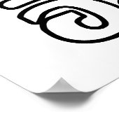 I Liebe Isaan ♦ geschrieben in Thai Isan Dialekt ♦ Poster (Ecke)