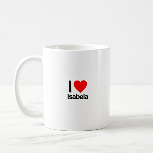 i Liebe isabela Kaffeetasse (Links)