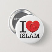 I Liebe-Islam Button (Vorne & Hinten)
