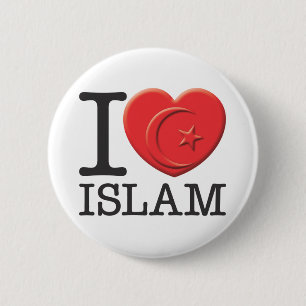 I Liebe-Islam Button