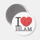 I Liebe Islam Magnet (Vorderseite/Rückseite)
