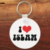 I Liebe Islam Schlüsselanhänger (Vorderseite)