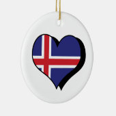 I Liebe Island Keramikornament (Rechts)