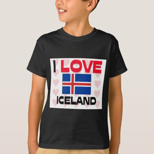 I Liebe Island T-Shirt (Vorderseite)