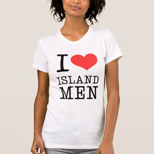 I Liebe Island T - Shirt Männer (Vorderseite)
