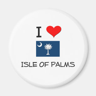 I Liebe Isle of Palms South Carolina Magnet