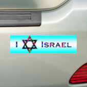 I (Liebe) Israel Autoaufkleber (Auf Auto)
