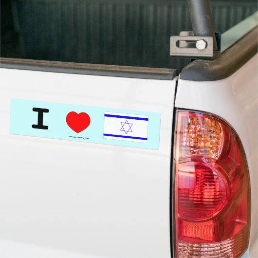 I Liebe Israel Autoaufkleber (Auf Lkw)