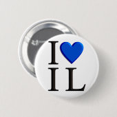 I Liebe Israel Button (Vorne & Hinten)