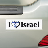 I Liebe Israel Flagge Autoaufkleber (Auf Auto)