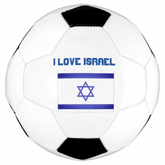 I Liebe Israel Fußball (Vorderseite)