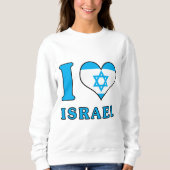 I Liebe Israel - Heiliges Land - jüdische Unterstü Sweatshirt (Vorderseite)