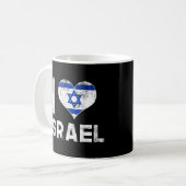 I Liebe Israel Kaffeetasse (Vorderseite Links)