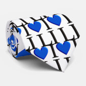 I Liebe Israel Krawatte (Gerollt)