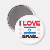 I Liebe Israel Magnet (Vorderseite/Rückseite)