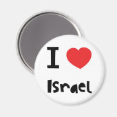 I Liebe Israel Magnet (Vorderseite/Rückseite)