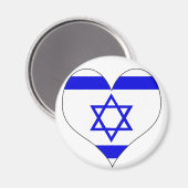 I Liebe Israel Magnet (Vorderseite/Rückseite)