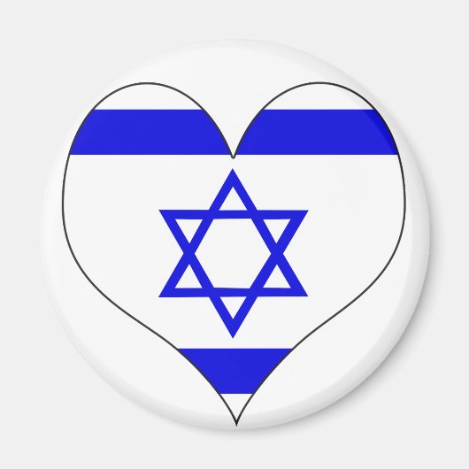 I Liebe Israel Magnet (Vorne)