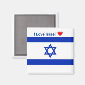I Liebe Israel Magnet (Vorderseite/Rückseite)