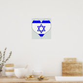 I Liebe Israel Poster (Küche)