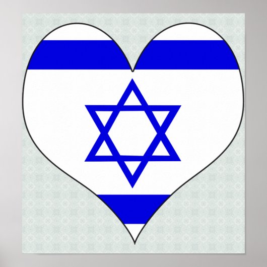I Liebe Israel Poster (Vorne)