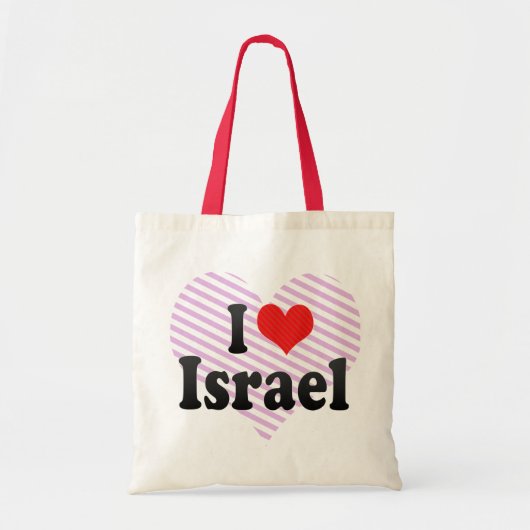 I Liebe Israel Tragetasche (Vorne)