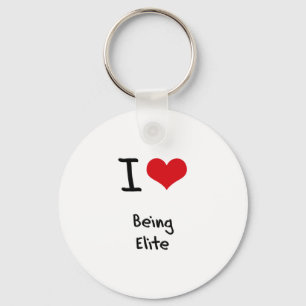 I Liebe ist Elite Schlüsselanhänger