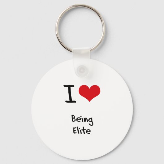 I Liebe ist Elite Schlüsselanhänger (Vorderseite)
