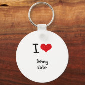 I Liebe ist Elite Schlüsselanhänger (Vorderseite)