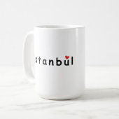 I Liebe Istanbul Kaffeetasse (Vorderseite Links)