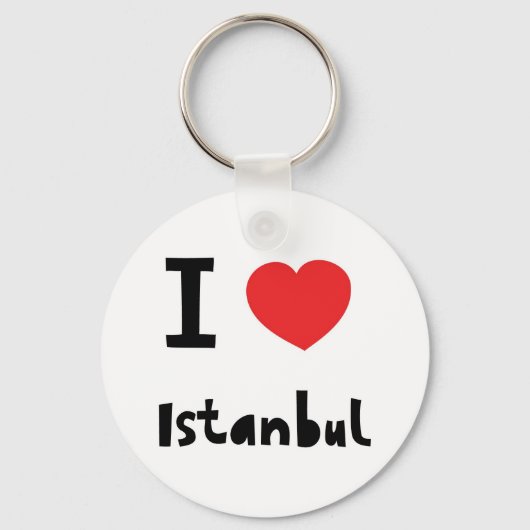 I Liebe Istanbul Schlüsselanhänger (Vorderseite)