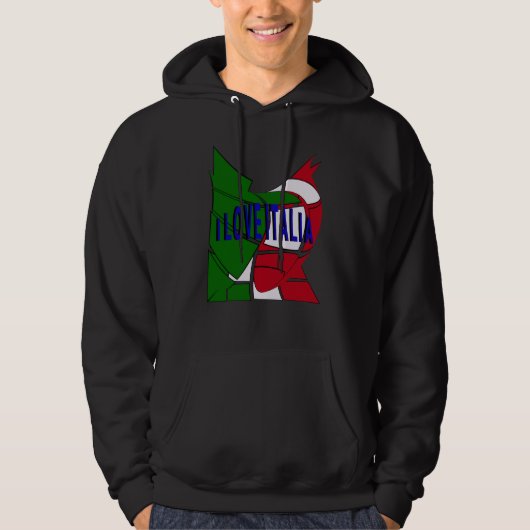 I Liebe Italia Hoodie (Vorderseite)
