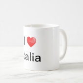 I Liebe Italia Kaffeetasse (VorderseiteRechts)