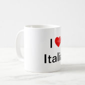I Liebe Italia Kaffeetasse (Vorderseite Links)