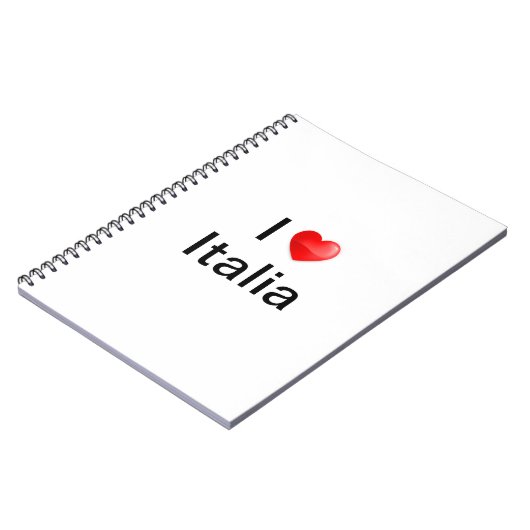 I Liebe Italia Notizblock (Linke Seite)