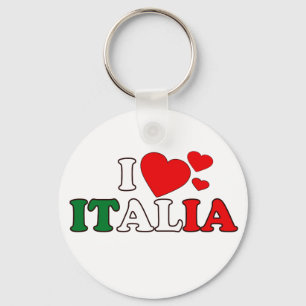 I Liebe Italia Schlüsselanhänger
