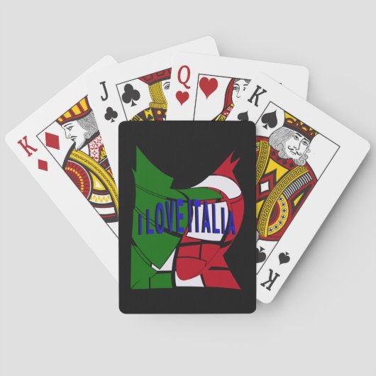 I Liebe Italia Spielkarten (Rückseite)