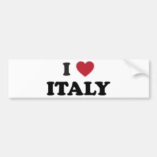 I Liebe Italien Autoaufkleber