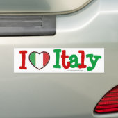 I Liebe Italien Autoaufkleber (Auf Auto)