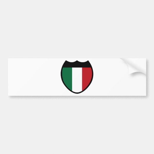 I Liebe Italien Autoaufkleber (Vorne)