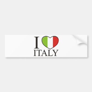 I Liebe Italien Autoaufkleber
