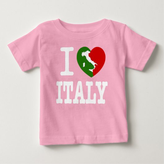I Liebe Italien Baby T-shirt (Vorderseite)