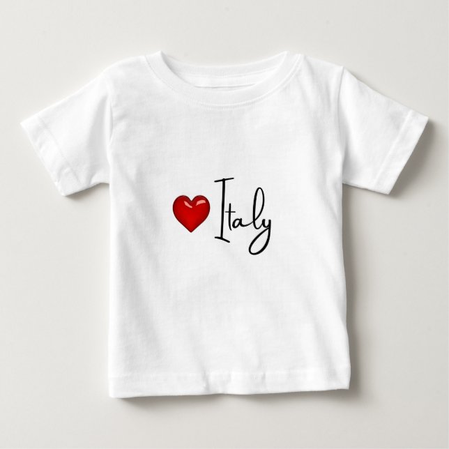 I Liebe Italien Baby T-shirt (Vorderseite)