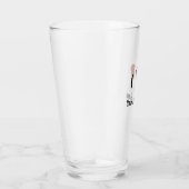 I Liebe (Italien - Flaggenmitte) Ihr Text Glas (Rechts)
