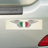 I Liebe Italien - Flügel Autoaufkleber (Auf Auto)