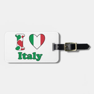 I Liebe Italien Gepäckanhänger