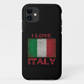 I LIEBE ITALIEN, ITALIEN FLAG Case-Mate iPhone HÜLLE (Rückseite)