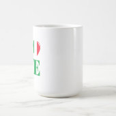 I Liebe Italien Kaffeetasse (Mittel)